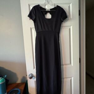 Nella Sheath Maxi Dress Scoop Neck